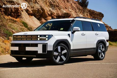 White 2026 Hyundai Santa FE Wagon Hev (Awd)