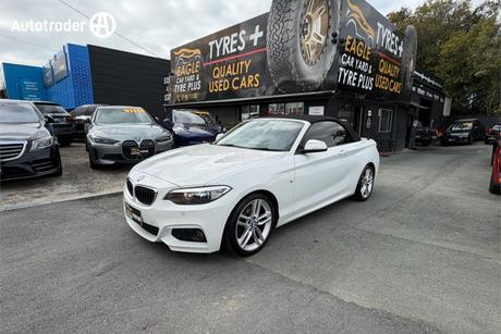 White 2015 BMW 220I Convertible Sport Line