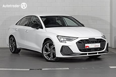 White 2024 Audi A3 Sedan 35 Tfsi Mhev