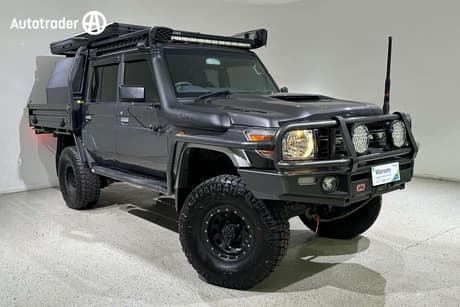 Grey 2021 Toyota Landcruiser Double Cab Chassis Gxl