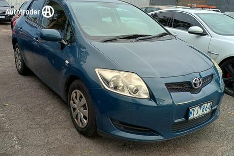 Blue 2007 Toyota Corolla Hatchback Ascent