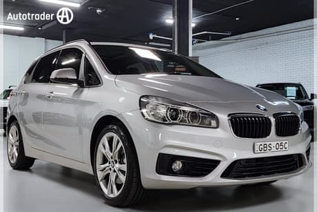 Silver 2015 BMW 220I Wagon Active Tourer Sport Line