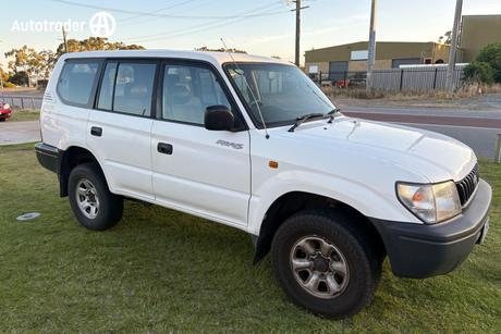 White 1996 Toyota Landcruiser SUV PRADO RV6 (4X4) VZJ95R