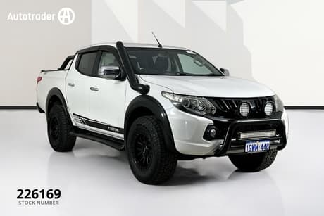 White 2017 Mitsubishi Triton Dual Cab Utility Gls (4X4) Sports Edt