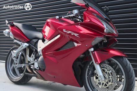 Red 2008 Honda Vfr800Fi Road