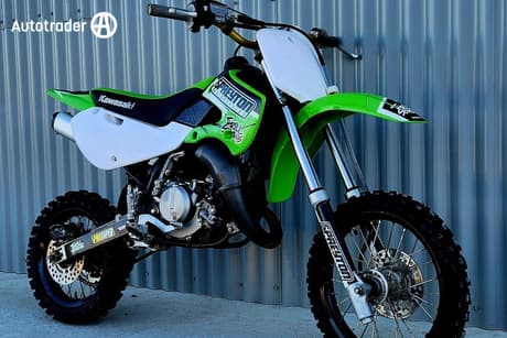 Green 2018 Kawasaki Kx65 Road