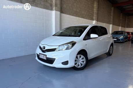 White 2014 Toyota Yaris Hatchback Yr