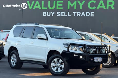 White 2021 Toyota Landcruiser Prado Wagon Gxl