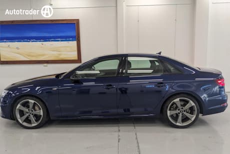 Blue 2019 Audi A4 Sedan 45 Tfsi Quattro S Tronic Sport