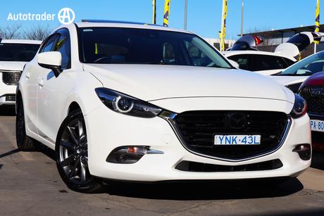 White 2018 Mazda 3 Hatchback Sp25 Astina
