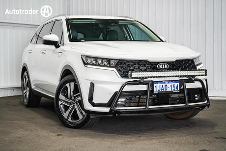 White 2021 Kia Sorento Wagon Sport+ 7 Seat