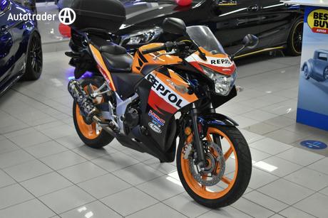 Orange 2013 Honda Cbr250R Road