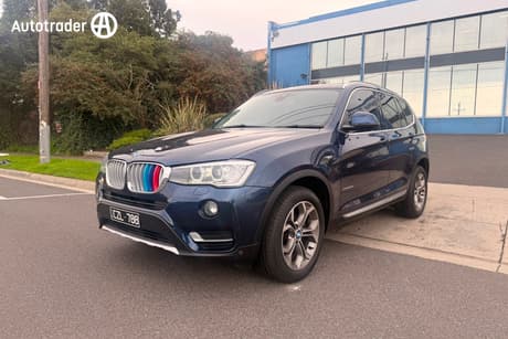 Blue 2017 BMW X3 Wagon Xdrive 20D