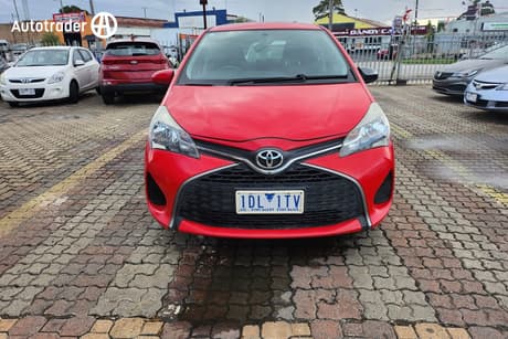 Red 2014 Toyota Yaris Hatchback Ascent