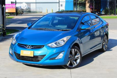Blue 2015 Hyundai Elantra Sedan Premium