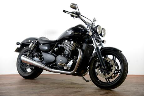 Black 2014 Triumph Thunderbird Storm Abs Road