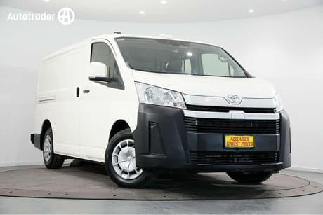 White 2022 Toyota HiAce Van Lwb