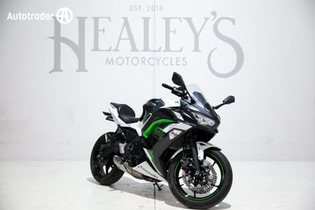 White 2022 Kawasaki Ninja 650Rl (Lams) Abs Road