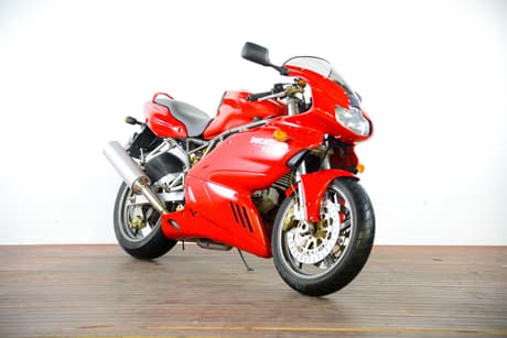 Red 2001 Ducati 900Ss Road