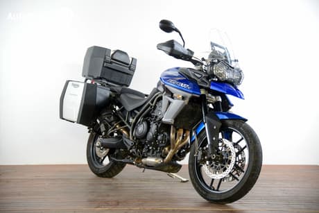 Blue 2015 Triumph Tiger 800 Xcx Road