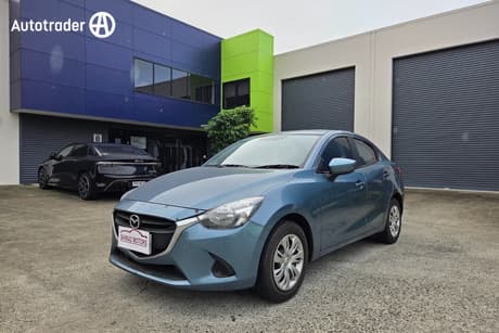 Turquoise 2015 Mazda 2 Sedan Neo