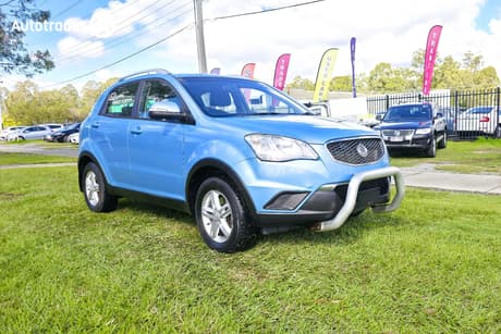 Blue 2012 Ssangyong Korando Wagon S