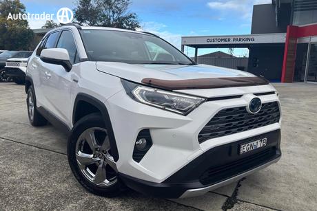 White 2020 Toyota RAV4 Wagon Gxl Awd Hybrid