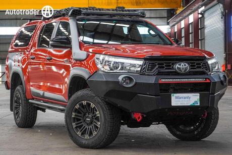 Orange 2019 Toyota Hilux Double Cab Pick Up Rugged X (4X4)