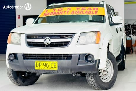 White 2009 Holden Colorado Crew Cab Pickup Lx (4X2)