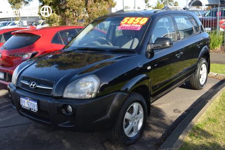 Black 2008 Hyundai Tucson Wagon City Sx