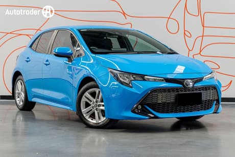 Blue 2019 Toyota Corolla Hatchback Sx
