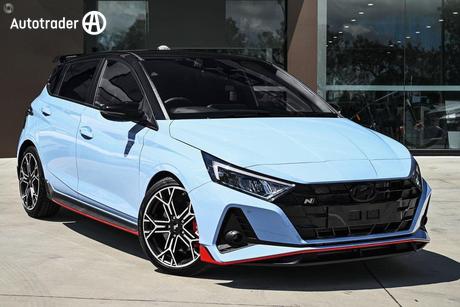 Blue 2025 Hyundai I20 Hatchback N