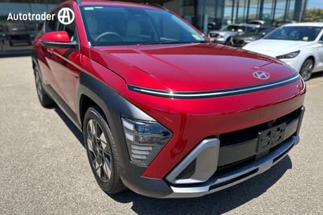Red 2026 Hyundai Kona Wagon Hybrid Premium N Line