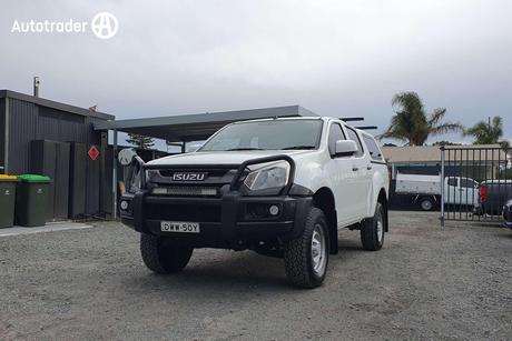 White 2018 Isuzu D-MAX Crew Cab Utility Sx Hi-Ride (4X2)
