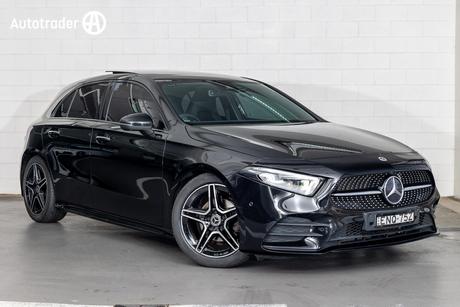 Black 2021 Mercedes-Benz A180 Hatchback