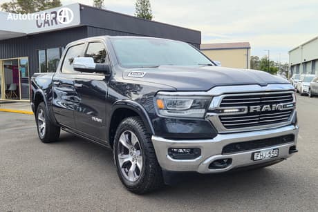 Grey 2021 RAM 1500 Crew Cab Utility Laramie (Hybrid)