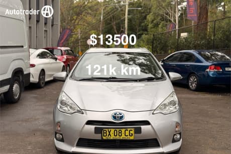Silver 2013 Toyota Prius C Hatchback Hybrid