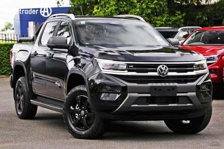 Black 2026 Volkswagen Amarok Dual Cab Utility Panamericana Tdi600 4Motion
