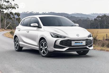 White 2025 MG MG3 Hatchback Excite Hybrid+