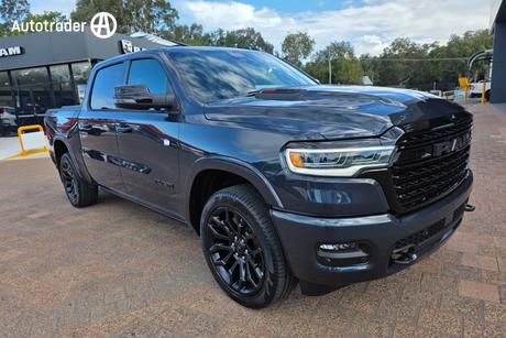 Blue 2025 RAM 1500 Crew Cab Utility Limited Rambox Ho Hurricane
