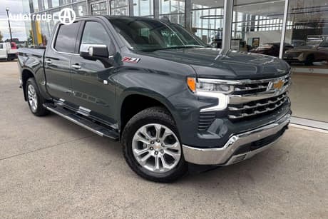 Grey 2026 Chevrolet Silverado Crew Cab Pickup 1500 Ltz Premium
