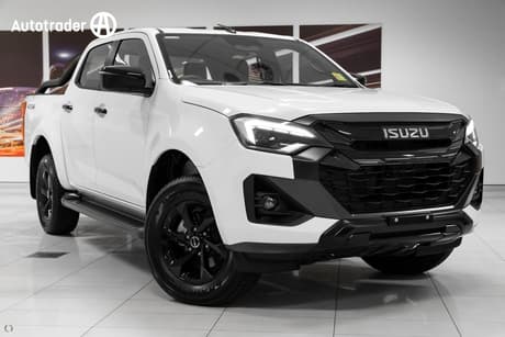 White 2026 Isuzu D-MAX Crew Cab Utility X-Rider (4X4)