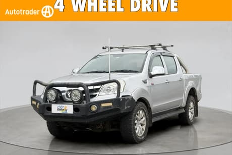 Silver 2017 Foton Tunland Single Cab Chassis (4X4)