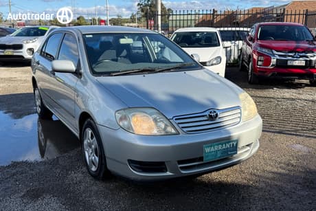 Silver 2007 Toyota Corolla Sedan Ascent