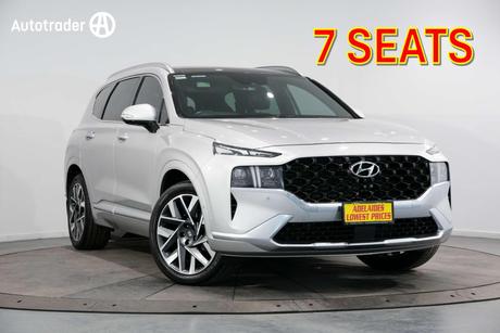 Silver 2021 Hyundai Santa FE Wagon Highlander Crdi (Awd)