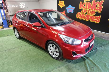 Red 2018 Hyundai Accent Hatchback Sport