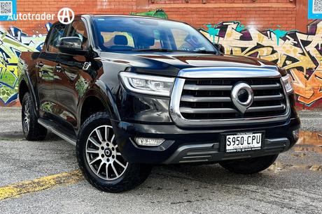 Black 2022 GWM UTE Dual Cab Utility Cannon (4X4)