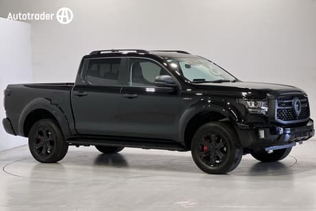 Black 2026 GWM Cannon Alpha Dual Cab Utility Ultra (4X4)
