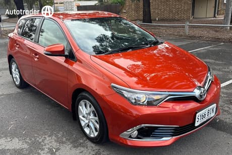 Orange 2015 Toyota Corolla Hatchback Ascent Sport