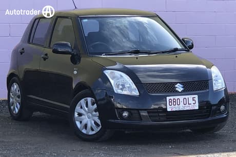 Black 2008 Suzuki Swift Hatchback